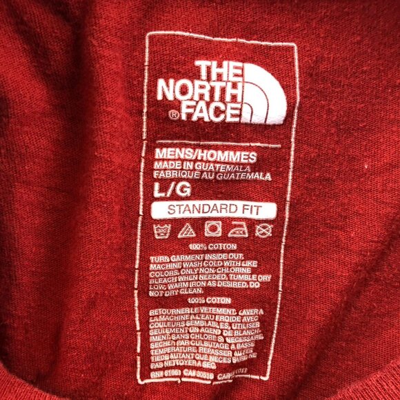 2 The North Face Mens T-Shirt Large Lot Of Two Long Sleeve Crew Neck Grahic Tee - Picture 2 of 13